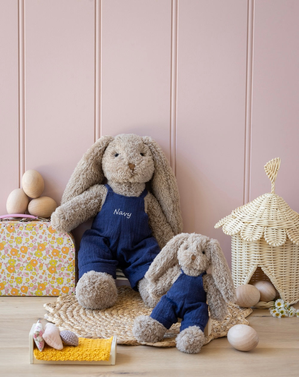 Baby Honey Bunny Boy - Navy - Nana Huchy