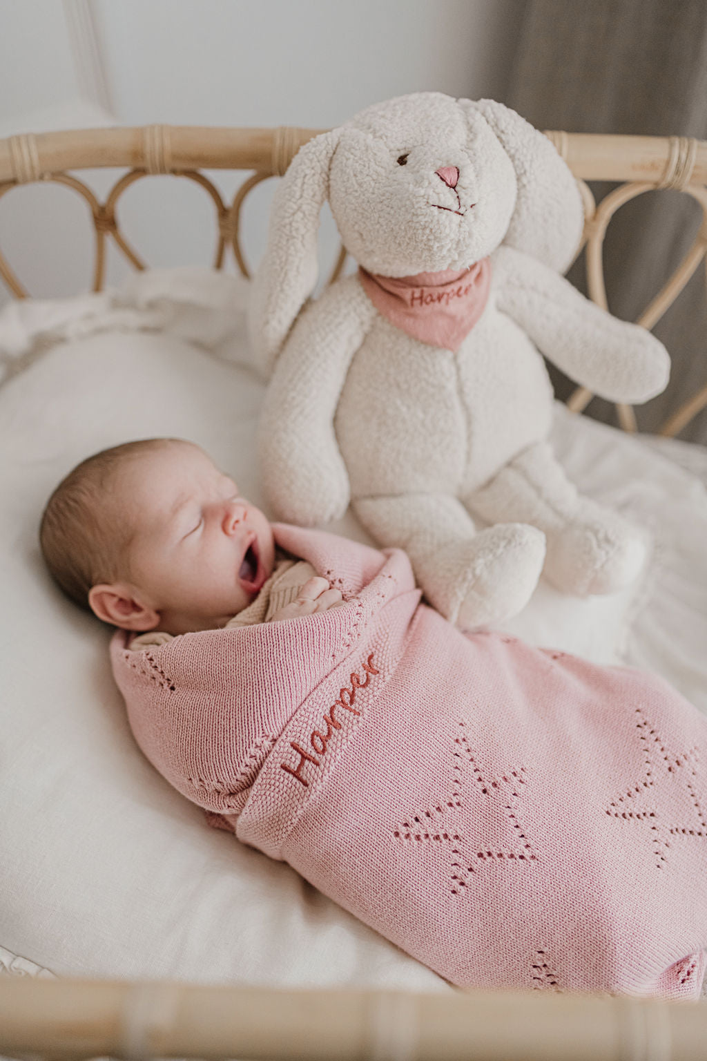 Bella & Bandana Star Blanket Bundle - Pink - NanaHuchy