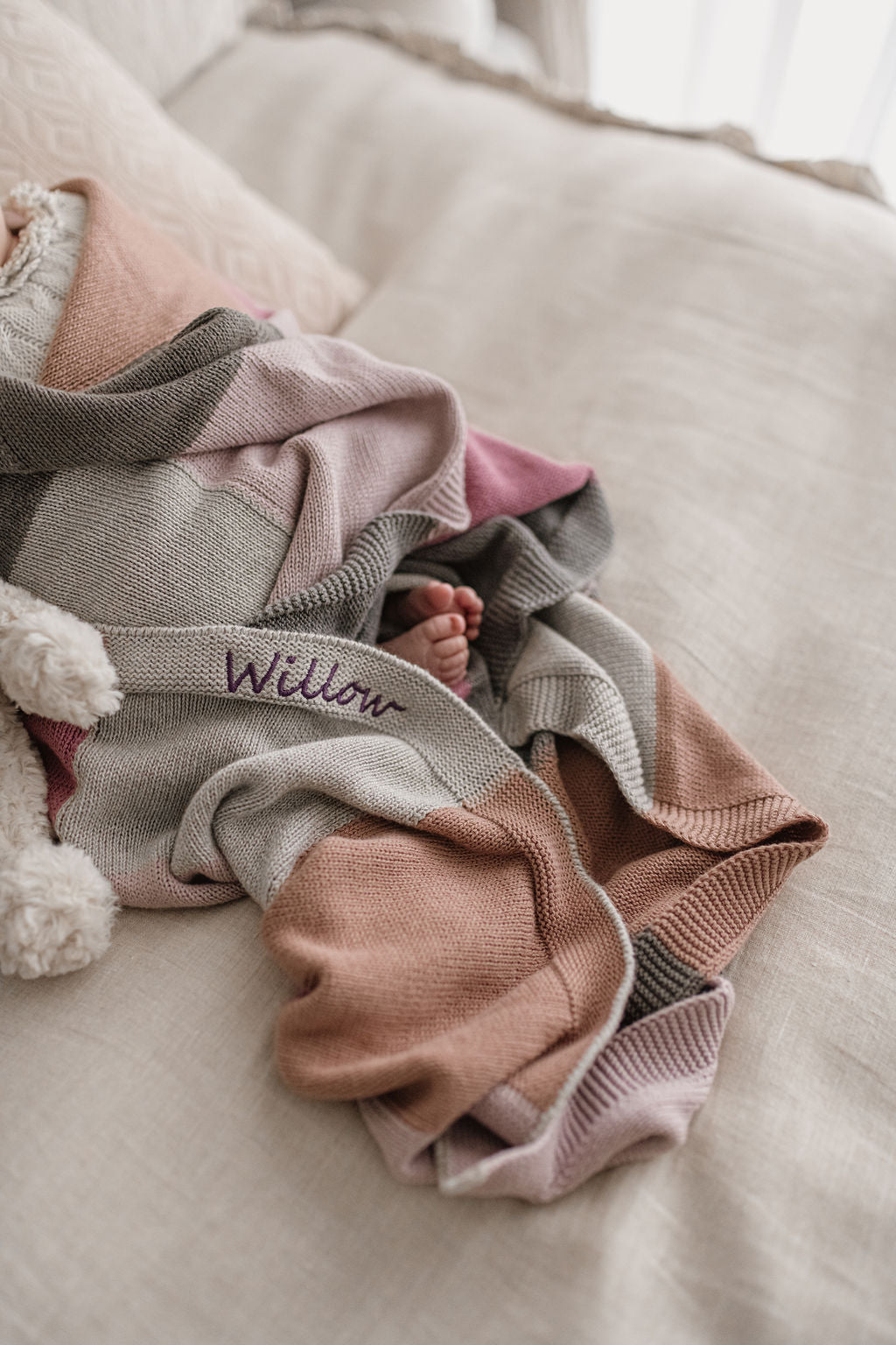 Big Bill Patchwork Blanket Bundle - lilac - NanaHuchy