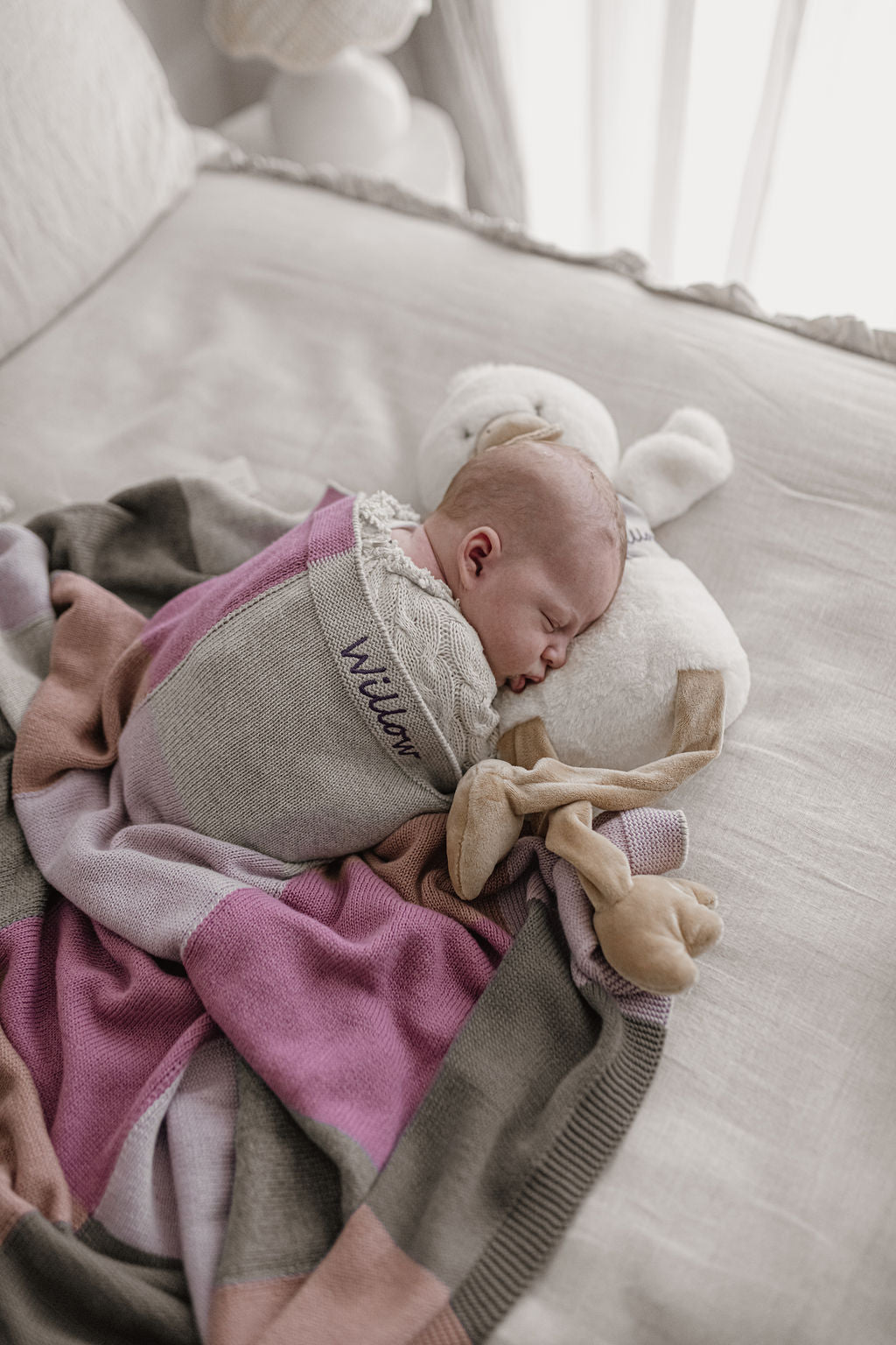 Big Bill Patchwork Blanket Bundle - lilac - NanaHuchy