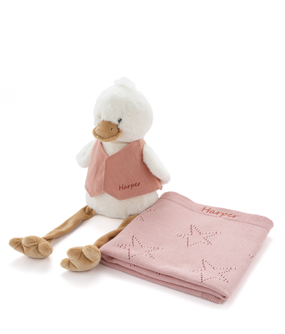 Big Bill & Star Blanket Bundle - Pink - NanaHuchy