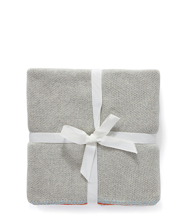 Blanket Stitch Baby Blanket-Pastel - Nana Huchy