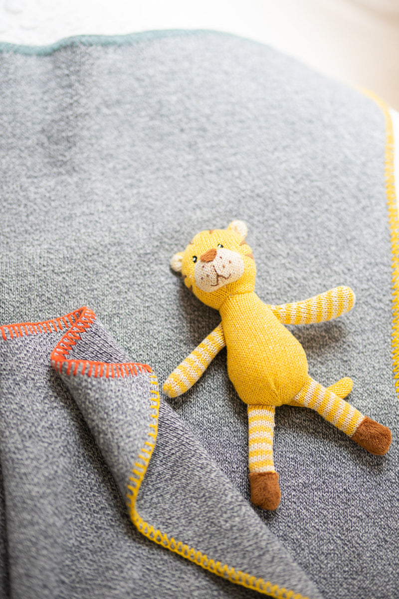Blanket Stitch Baby Blanket-Rainbow - Nana Huchy