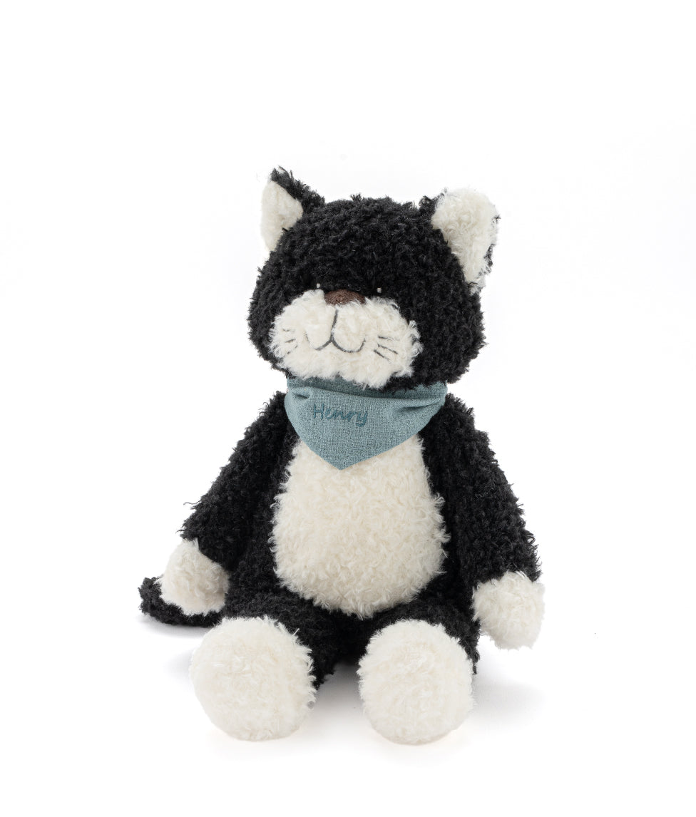 Checkers the Cat & Kitten - Black - Nana Huchy