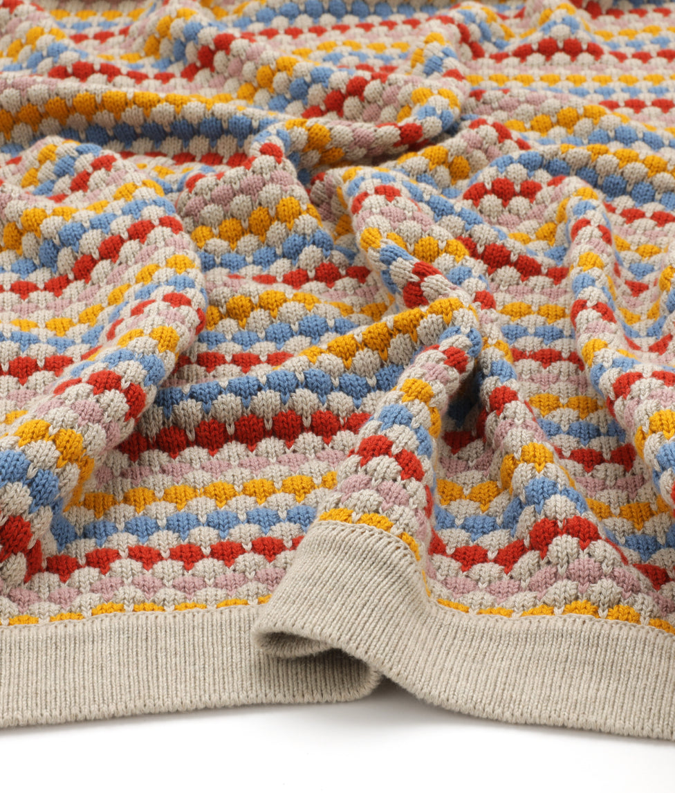 Confetti Stripe Baby Blanket - Carnival - NanaHuchy