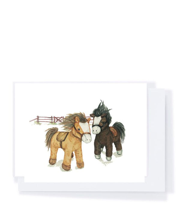 Gift Card - Stormy & Thunder the Horses - Nana Huchy