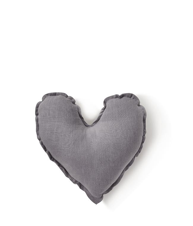 NanaHuchy - Heart Cushion Sml-Grey