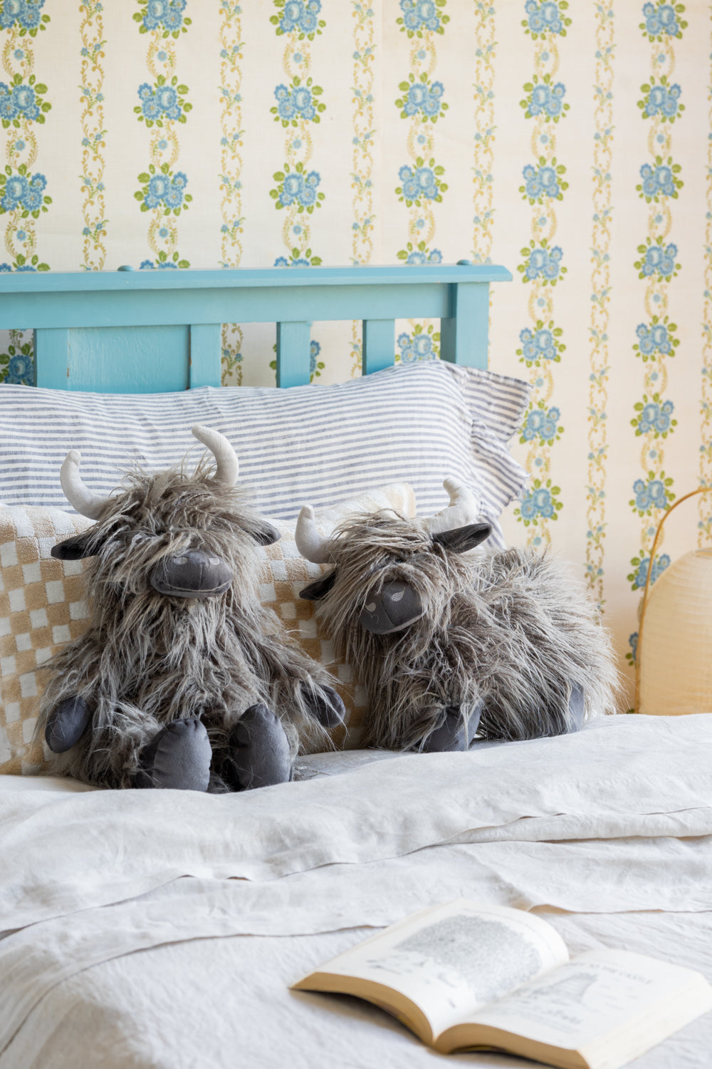 Henry & Heidi Cow Set Charcoal - Nana Huchy