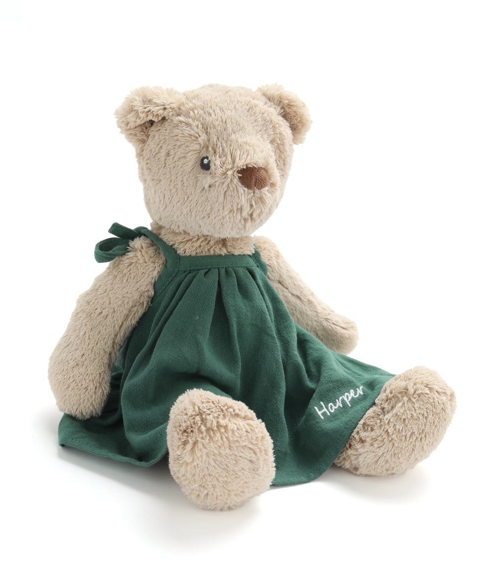 Honey Bear Dress - Green - Nana Huchy