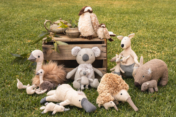 Mega Mob of Aussie Animal Toys & Rattles - Nana Huchy
