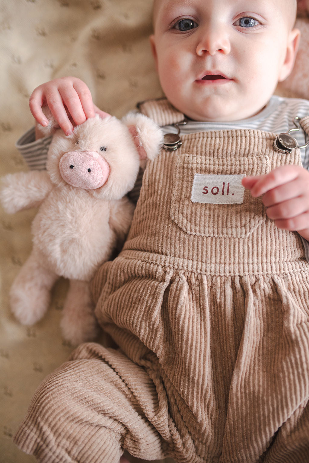 Mini Poppy the Pig Rattle - NanaHuchy