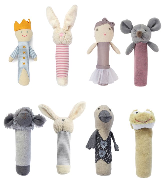 Mix Pack of 8 Rattles - Fairytales - Nana Huchy