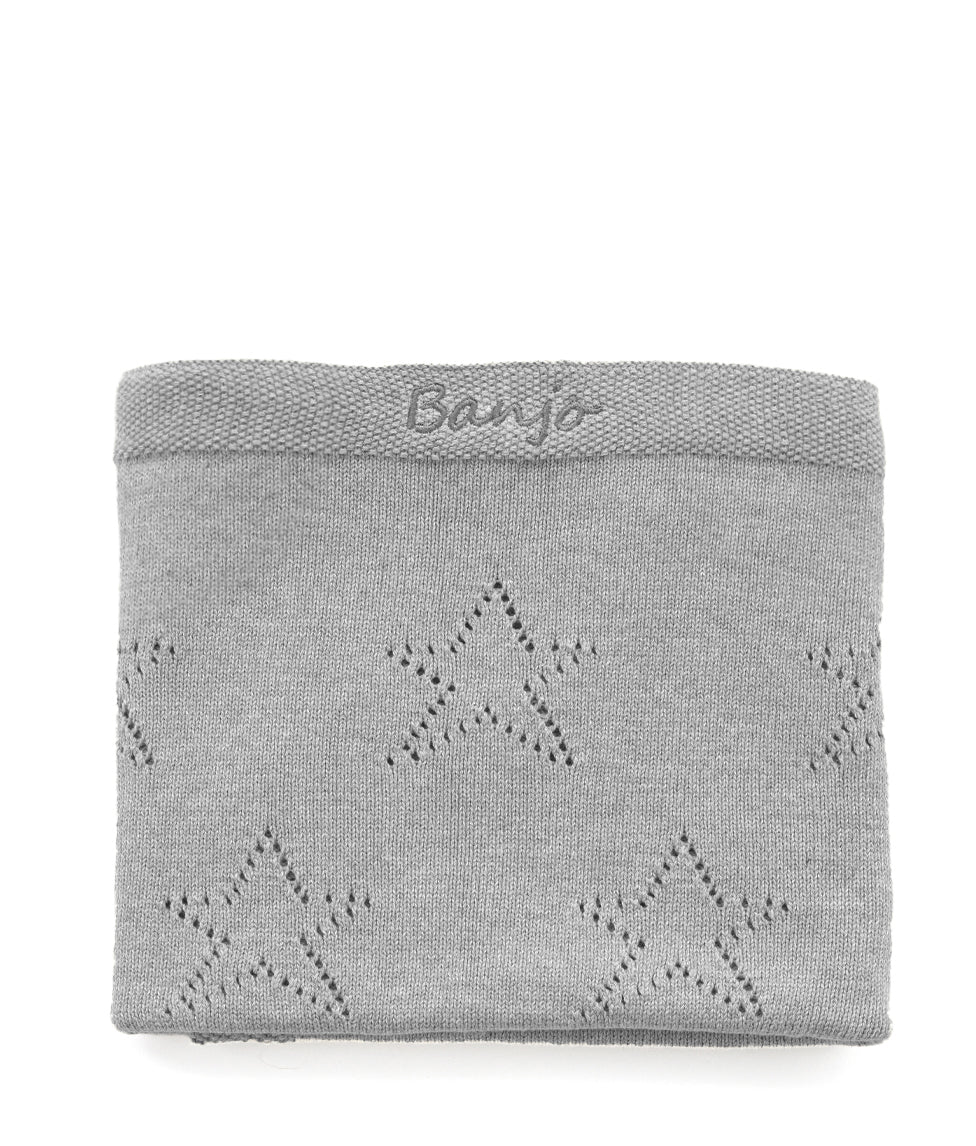 Personalised Baby Blanket - Star Grey - Nana Huchy