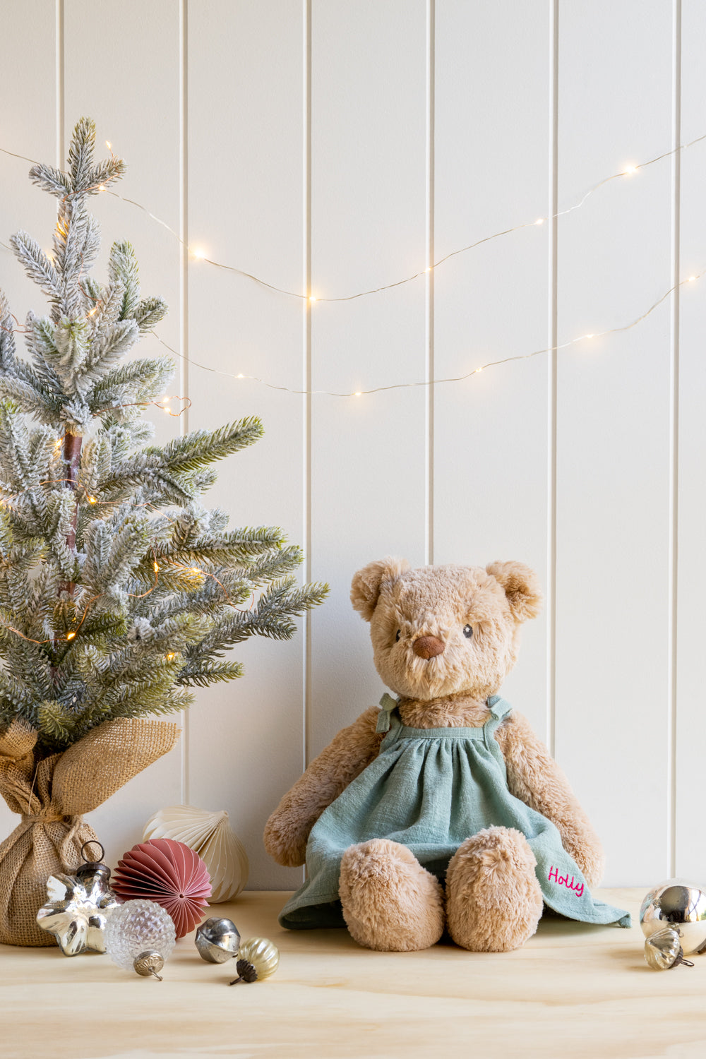 Personalised Bear - Honey Bear Sage Dress - Nana Huchy