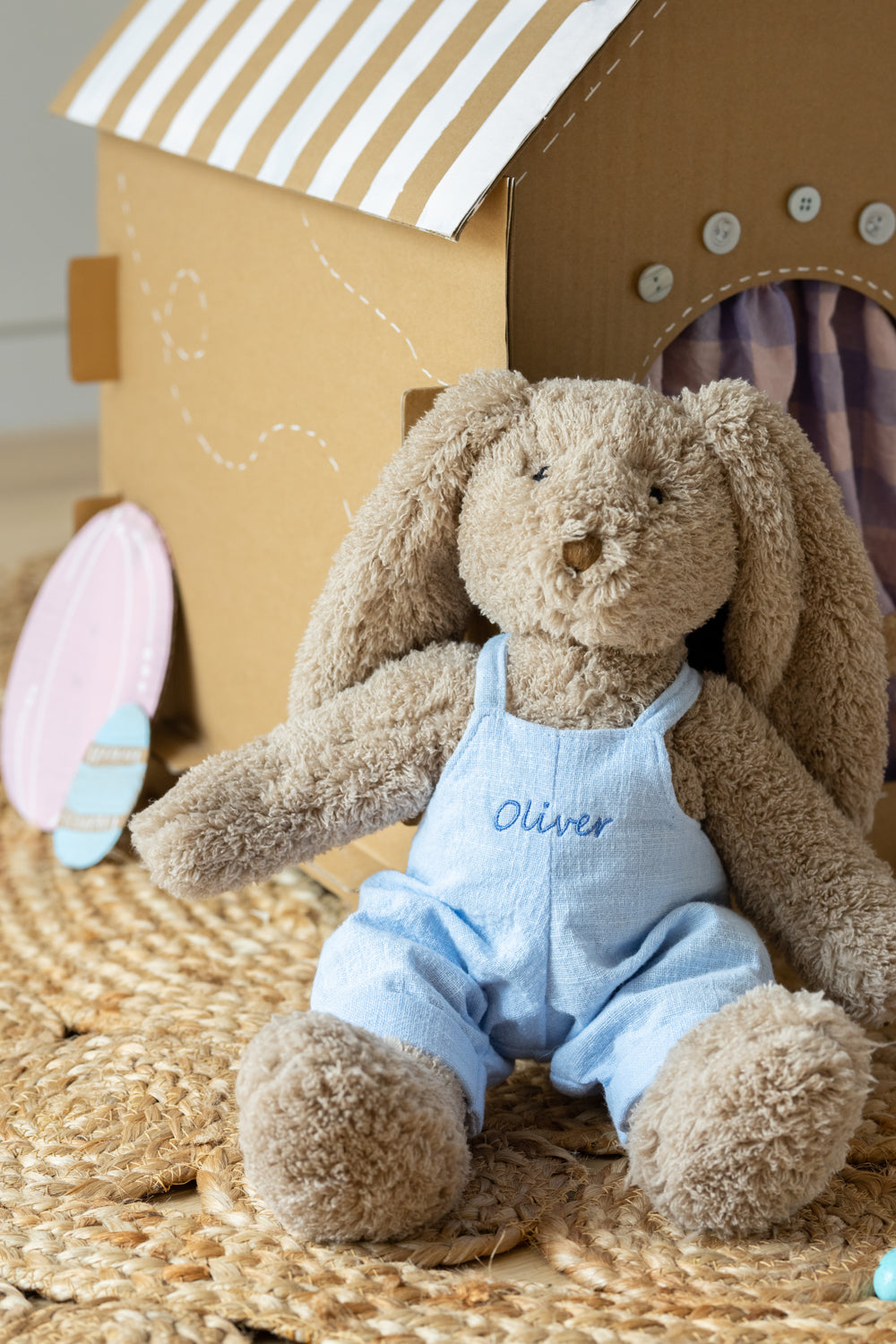 Personalised Bunny - Mr Honey Bunny Baby Blue - Nana Huchy