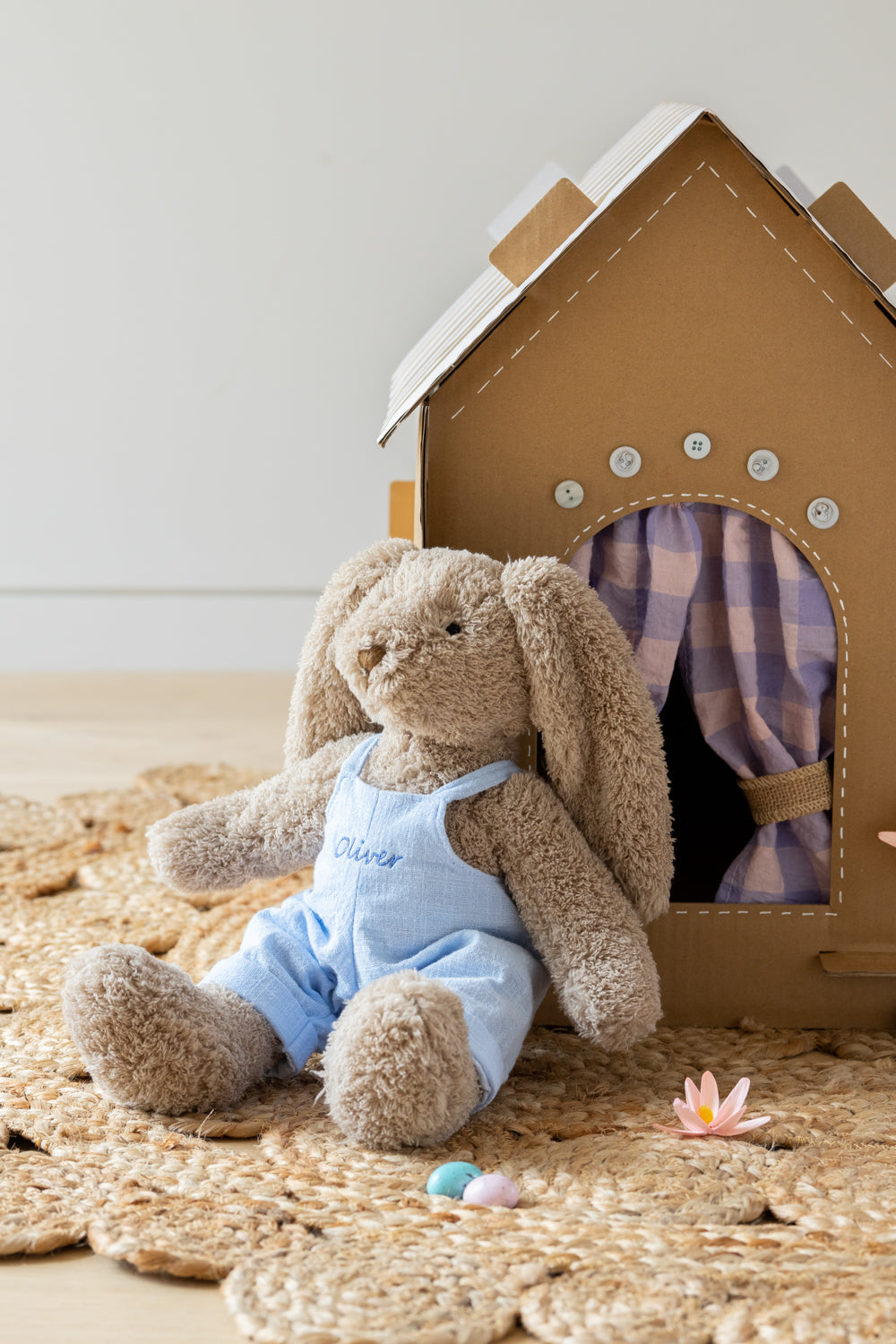 Personalised Bunny - Mr Honey Bunny Baby Blue - Nana Huchy