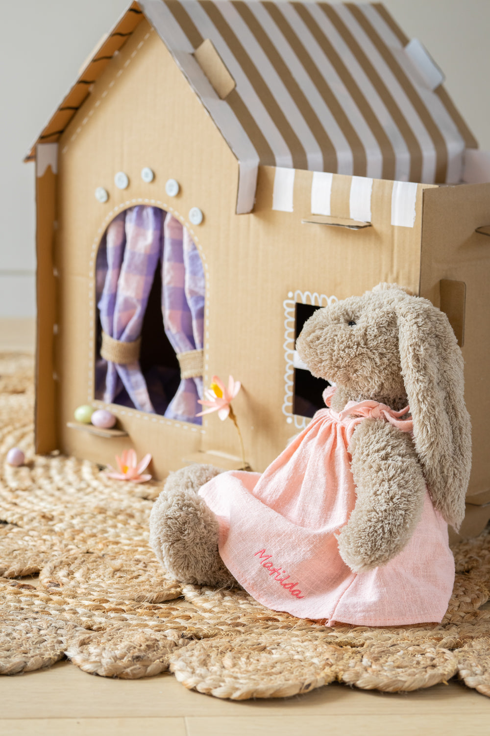 Personalised Bunny - Mrs Honey Bunny Baby Pink - Nana Huchy