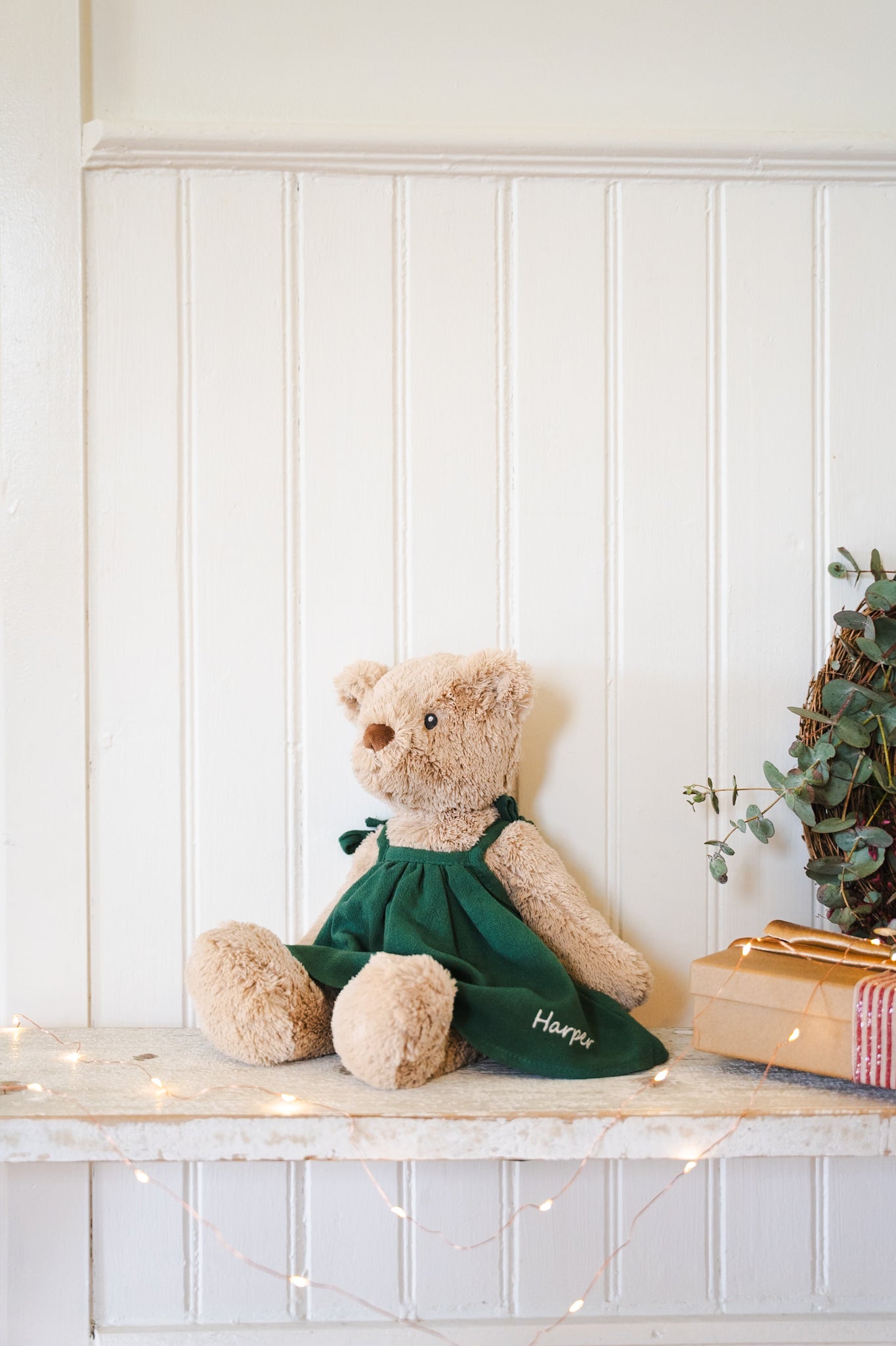 Personalised Honey Bear Dress - Green - Nana Huchy