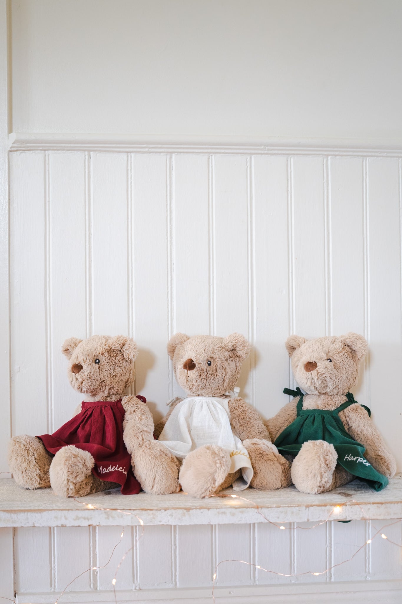 Personalised Honey Bear Dress - Green - Nana Huchy