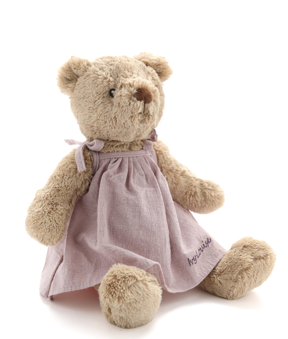 Personalised Honey Bear Dress - Lilac - Nana Huchy