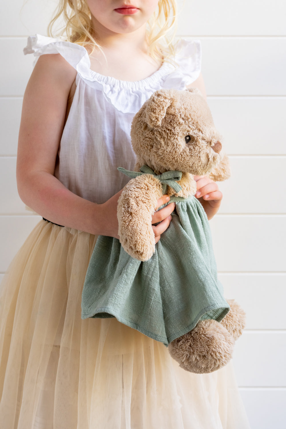 Personalised Honey Bear Dress - Sage - Nana Huchy