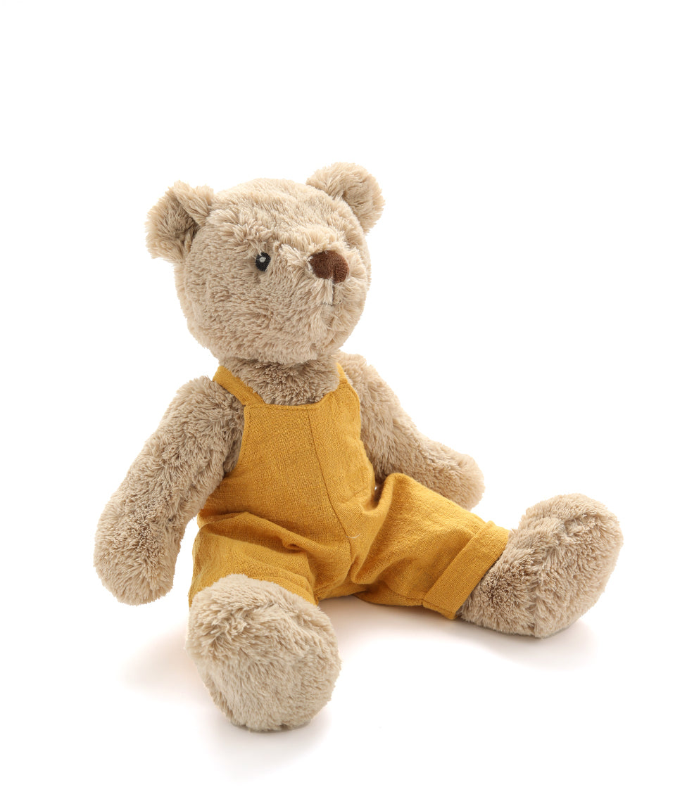 Personalised Honey Bear Overalls - Mustard - Nana Huchy