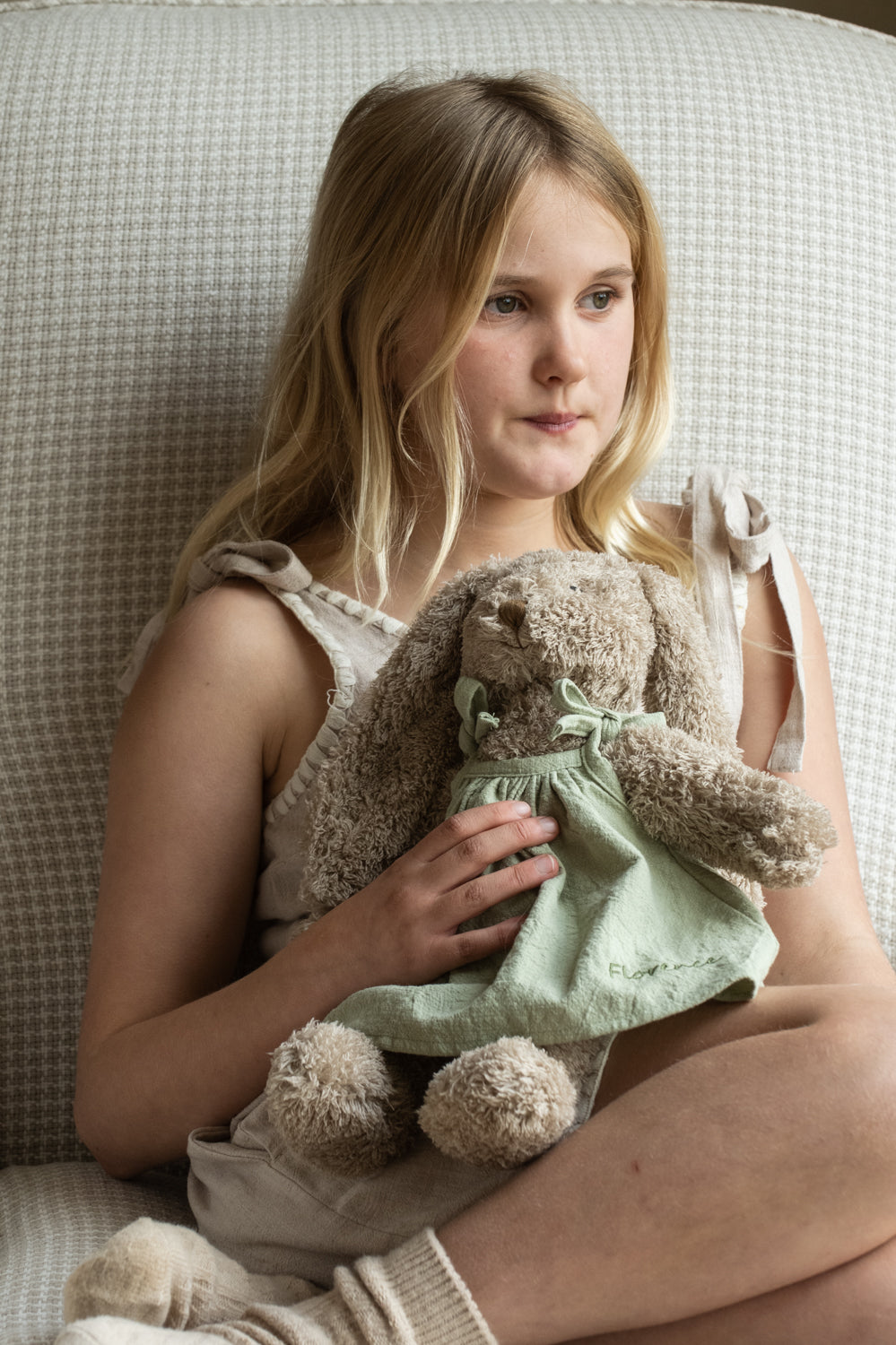 Personalised Honey Bunny Dress - Sage - Nana Huchy