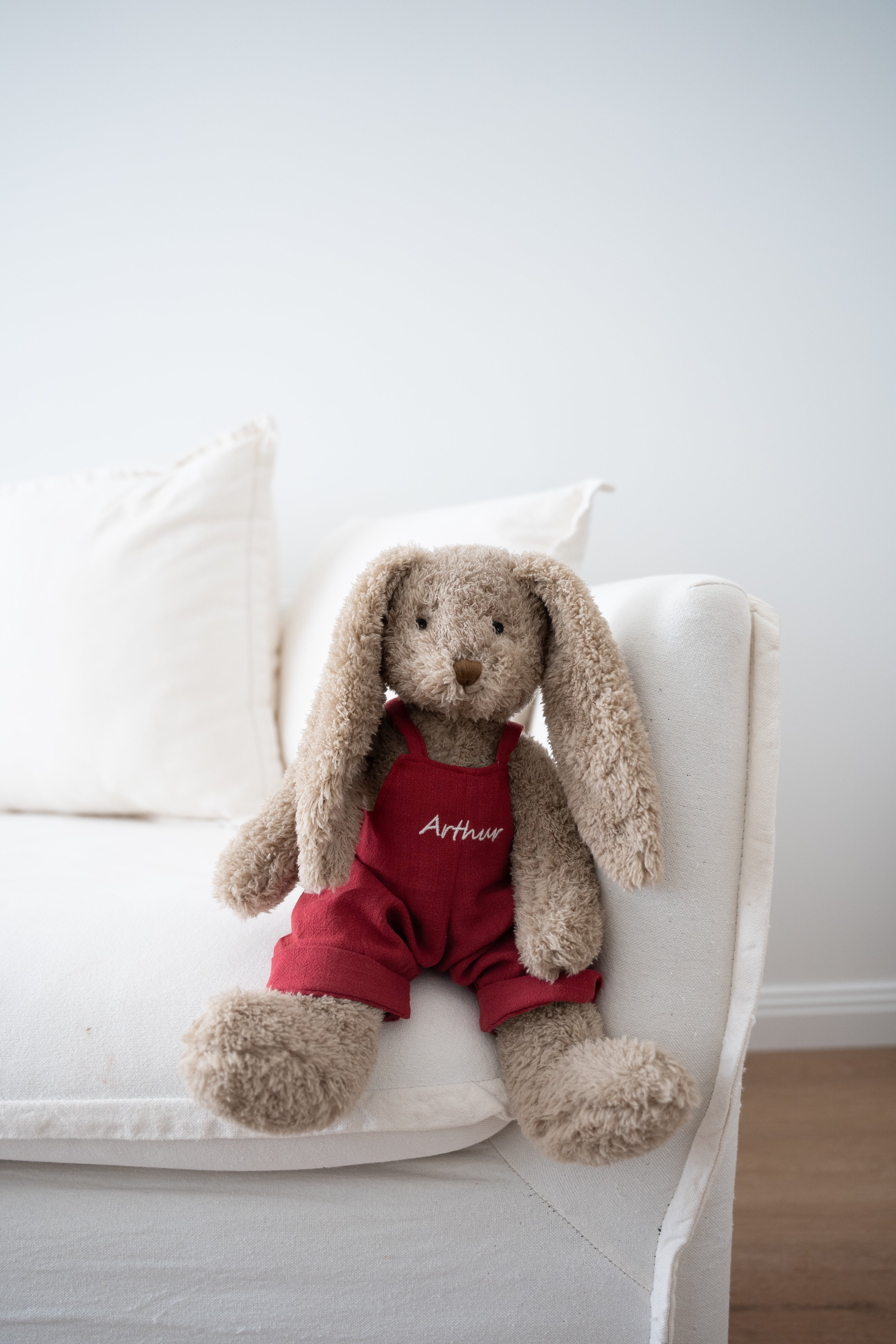 Personalised Honey Bunny Overalls - Red - Nana Huchy