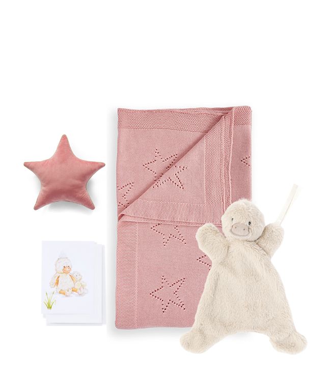 Personalised Pink Newborn Bill Duck Bundle - Nana Huchy