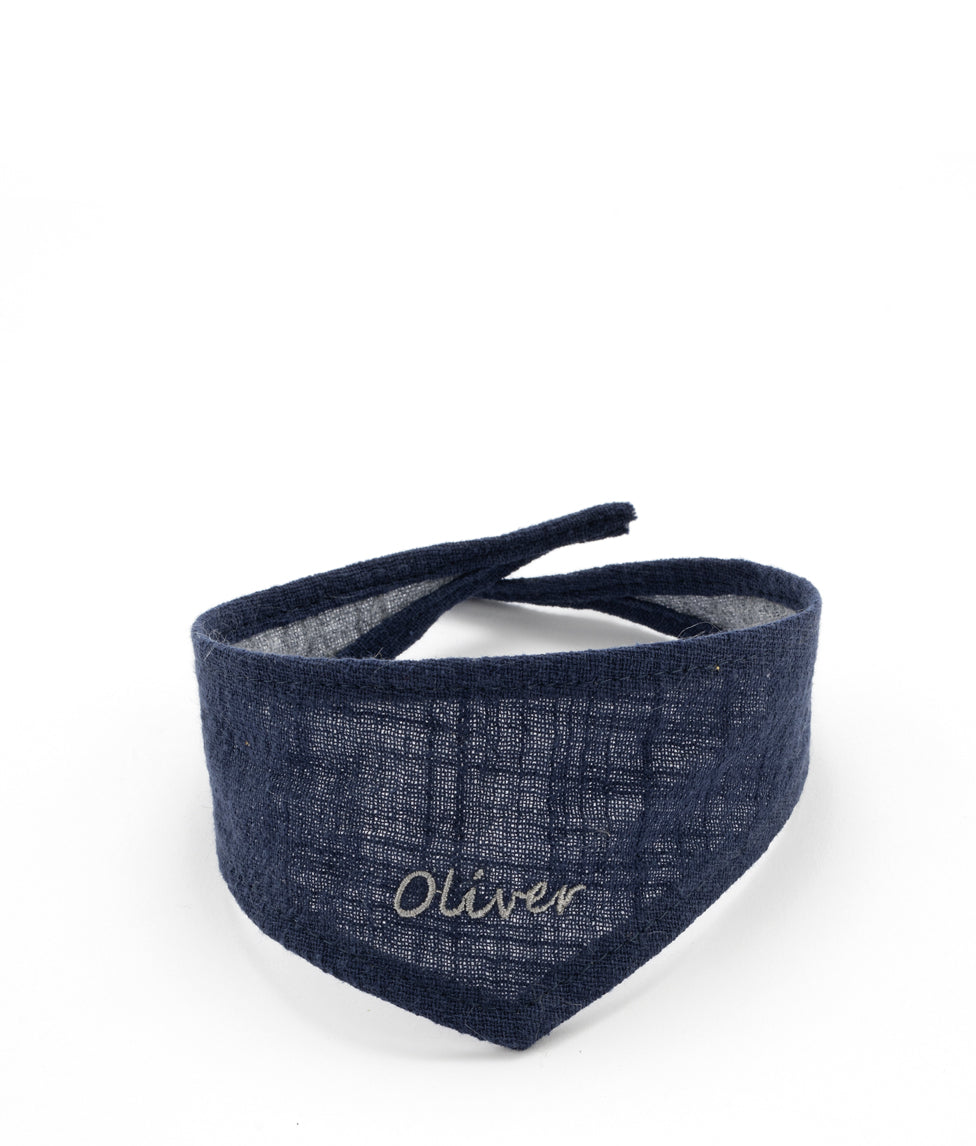 Personalised Toy Bandana - Navy - NanaHuchy
