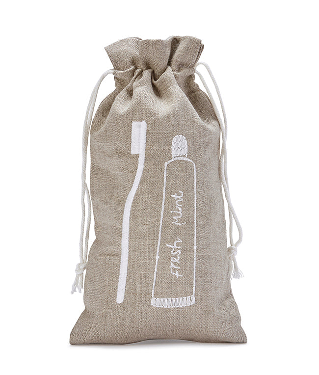 Toothbrush Bag-Ecru - Nana Huchy