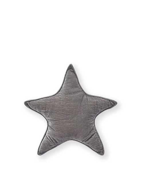 Velvet Star Cushion Sml Grey