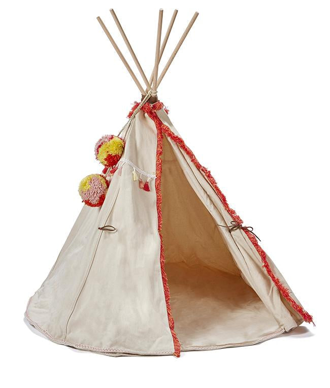 Woodstock Wigwam Doll's Teepee-Coral - Nana Huchy