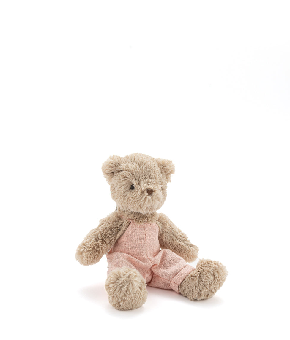Baby Honey Bear - Overalls Baby Pink - NanaHuchy