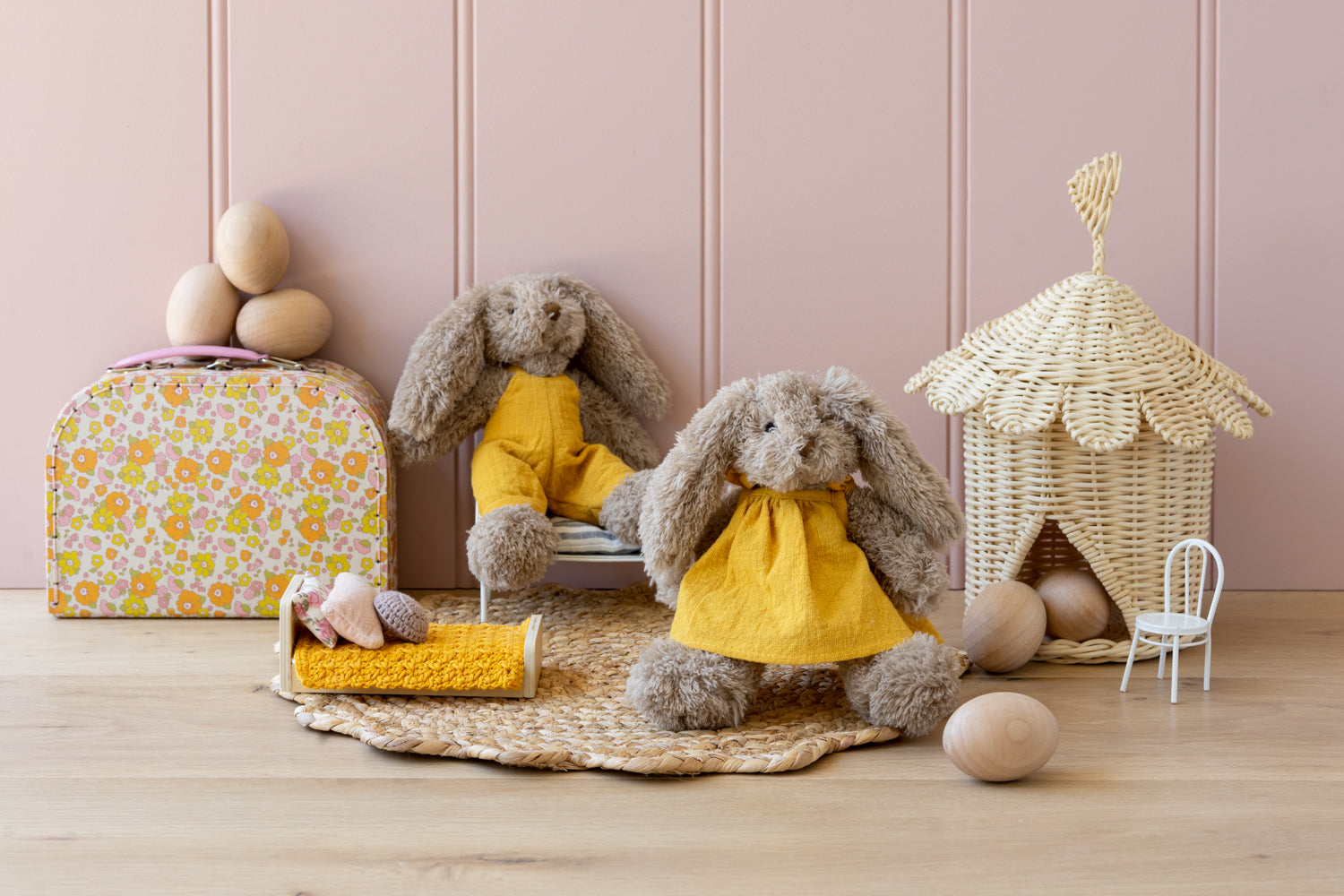 Baby Honey Bunny Boy - Mustard - Nana Huchy