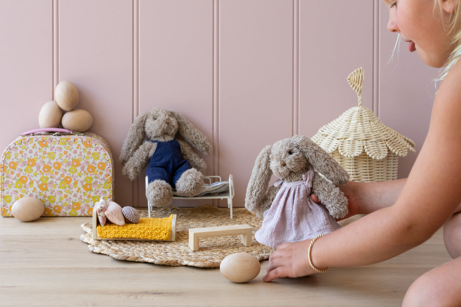 Baby Honey Bunny Girl - Lilac - Nana Huchy