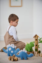 Baby Stu the Stegosaurus - Blue - Nana Huchy