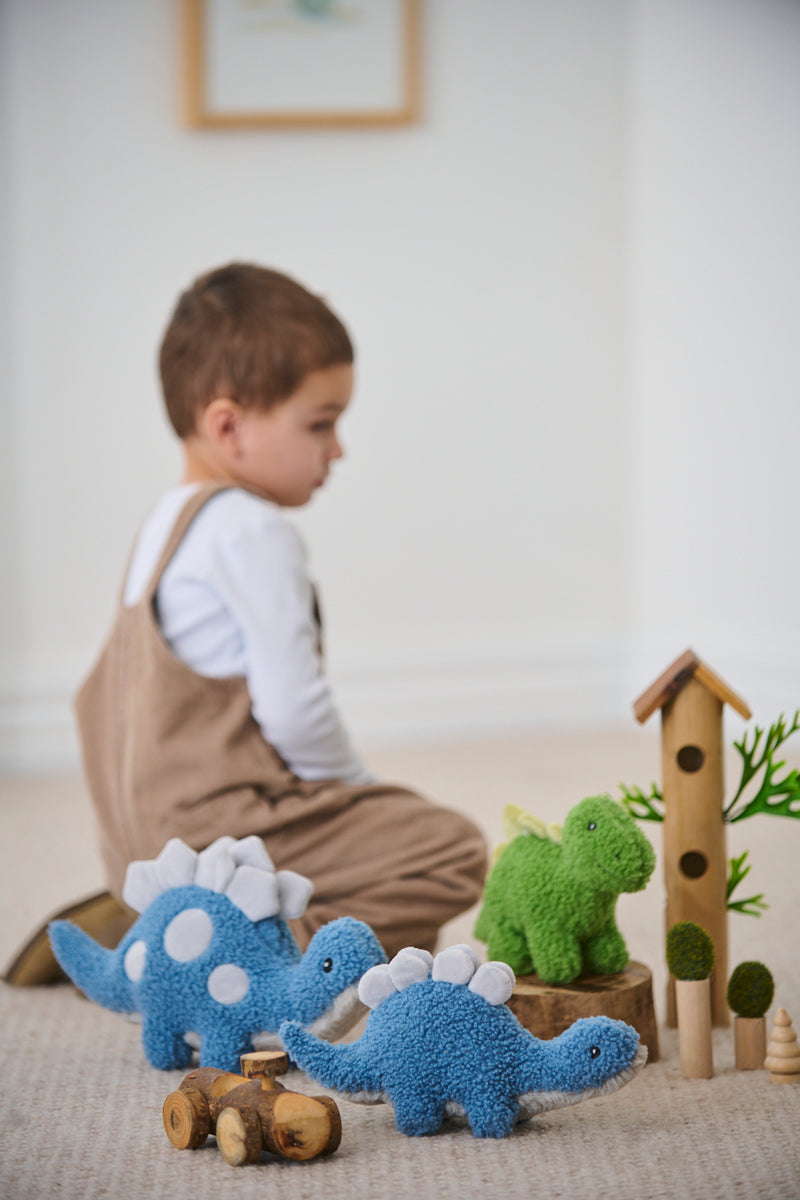 Baby Stu the Stegosaurus - Blue - Nana Huchy