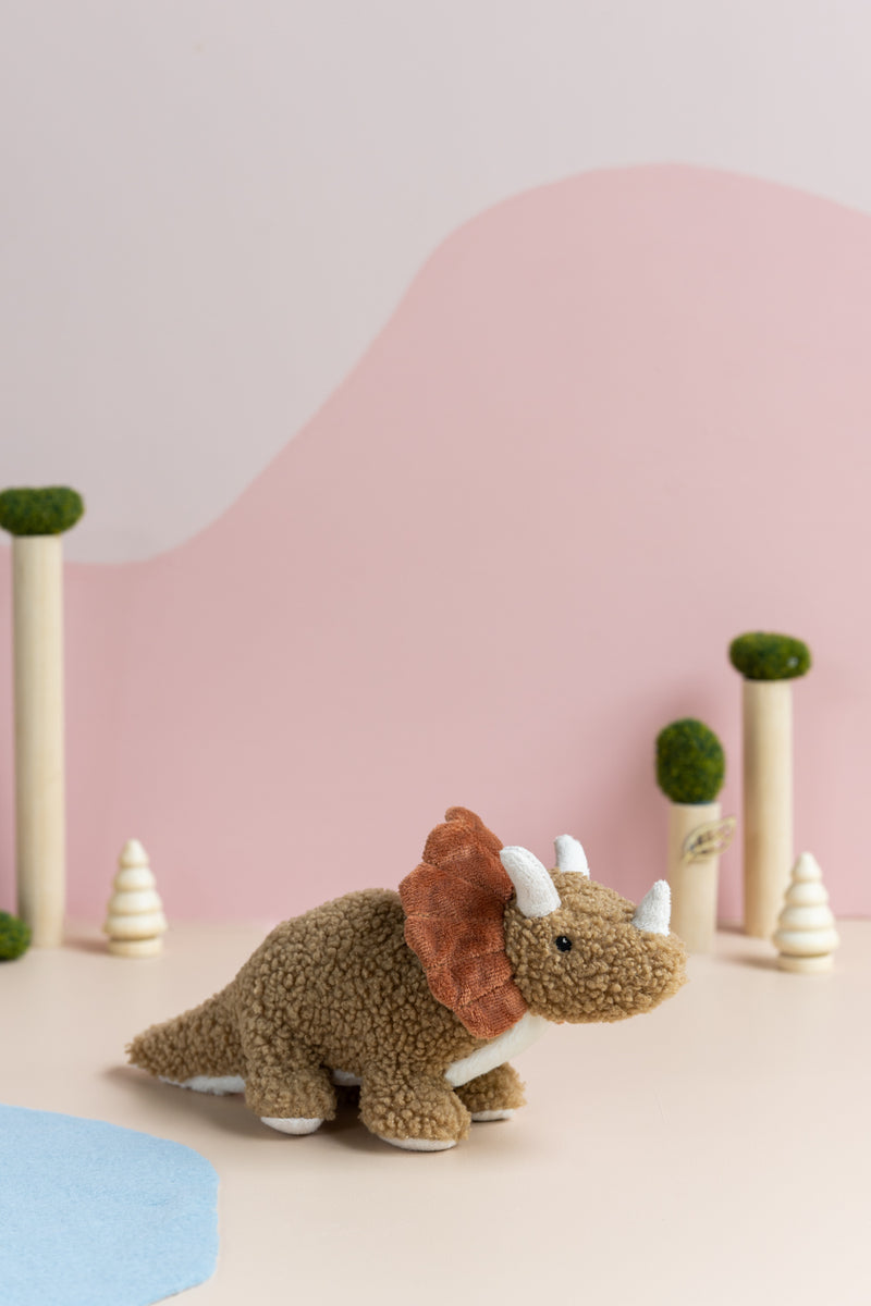 Baby Thomas the Triceratops - Brown - Nana Huchy