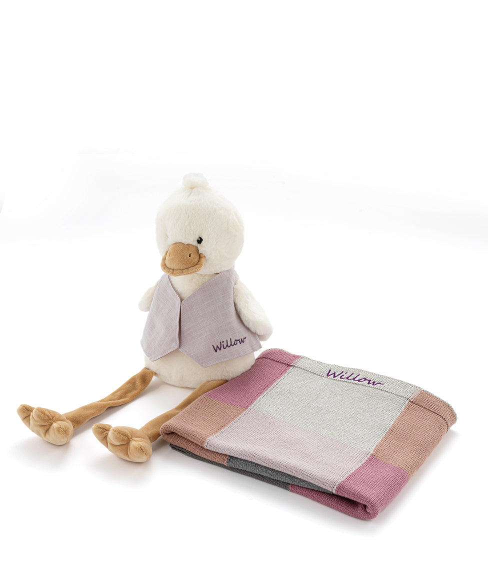 Big Bill Patchwork Blanket Bundle - lilac - NanaHuchy