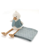 Big Bill & Pointelle Blanket Bundle - Blue - NanaHuchy