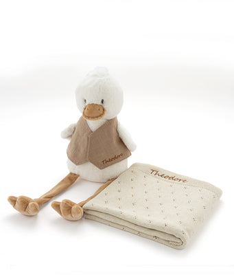 Big Bill & Pointelle Blanket Bundle - Oatmeal - NanaHuchy