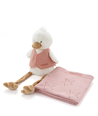 Big Bill & Star Blanket Bundle - Pink - NanaHuchy