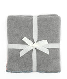 Blanket Stitch Baby Blanket-Baby Blue Pink - Nana Huchy