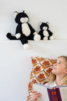 Checkers the Cat & Kitten - Black - Nana Huchy