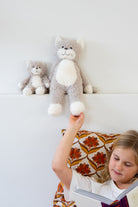 Checkers the Cat & Kitten - Grey - Nana Huchy