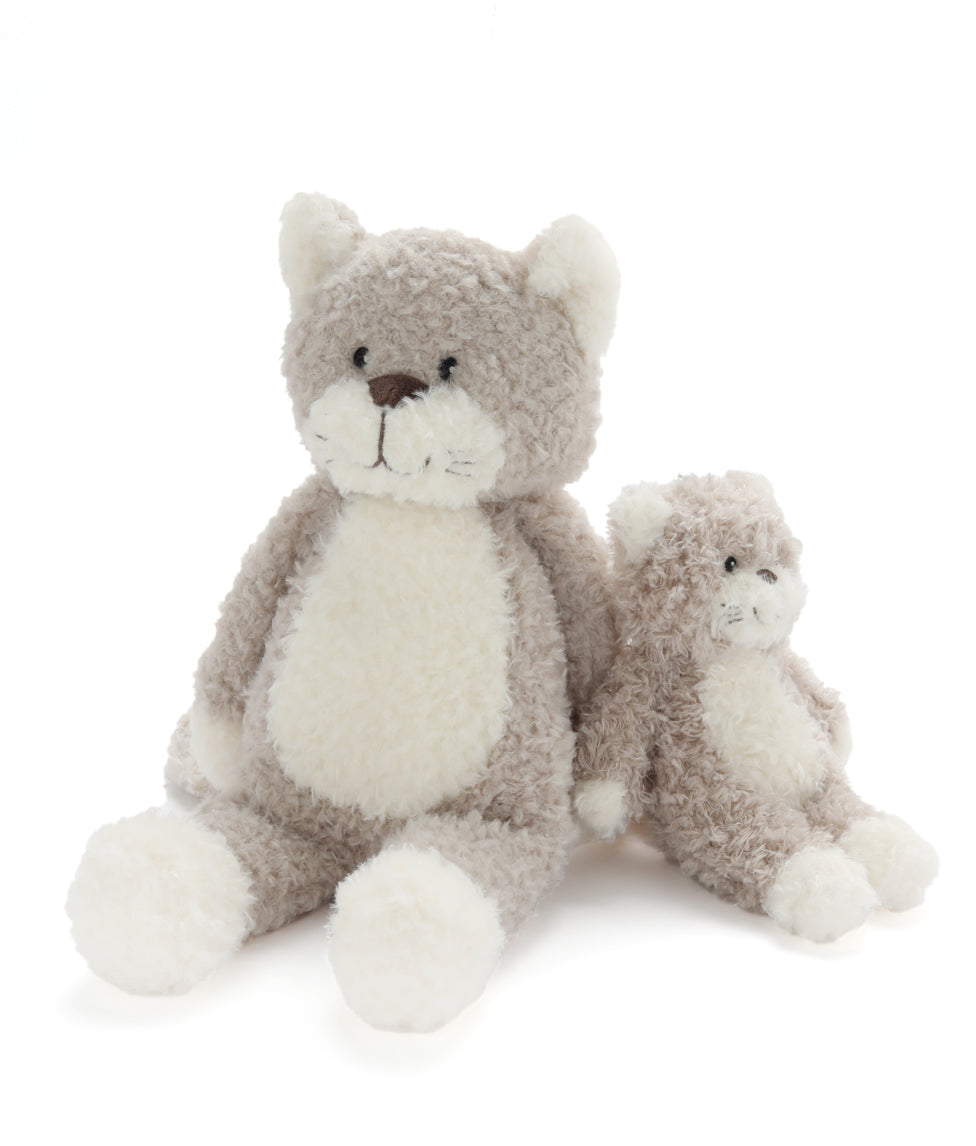 Checkers the Cat & Kitten - Grey - Nana Huchy