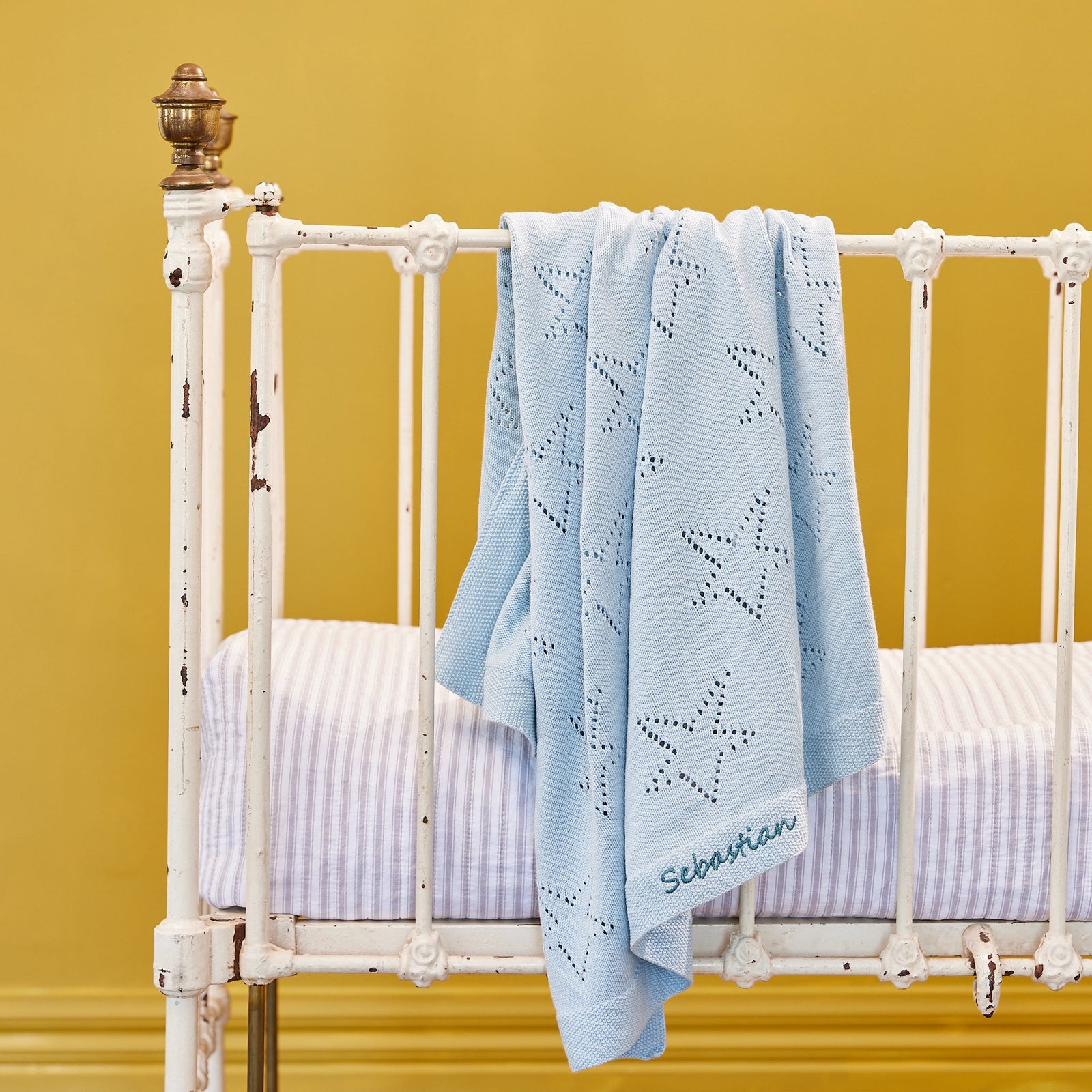 Classic Star Baby Blanket Baby Blue Nana Huchy