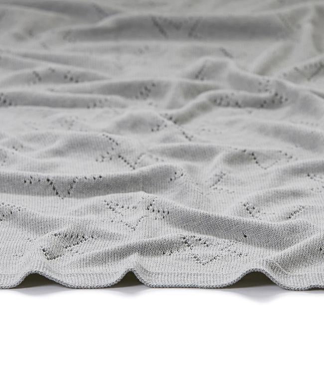 Classic Star Baby Blanket-Sky Grey - Nana Huchy