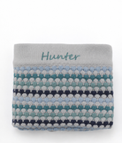 Confetti Stripe Baby Blanket - Blue - NanaHuchy